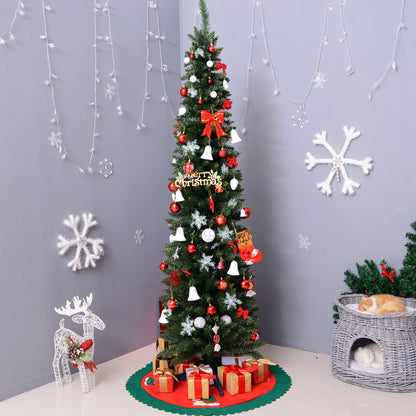 7ft Slim Artificial Christmas Tree with 499 Tips & Stand