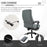 Office Chair 2-Point Removable Vibration Massage Pillow Executive Ergonomic USB Power Adjustable Height 360‚àö√á¬¨¬®‚àö√á¬¨¬Æ‚àö¬¢¬¨√Ñ¬¨√∂‚àö√â¬¨‚Ä†‚àö√â¬¨¬™ Swivel Grey