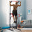 Steel Multi-Use Exercise Power Tower Pull Up Station Adjustable Height W/ Grips