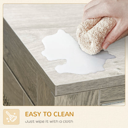 Dog Crate Furniture End Table w/ Soft Washable Cushion, Two Doors, Indoor Pet Kennel for Small Medium Large Dogs w/ Wire Mesh