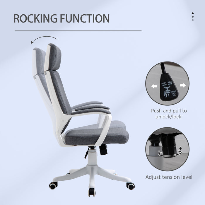 Office Chair High Back 360° Swivel Task Chair Ergonomic Desk Chair with Lumbar Back Support, Adjustable Height