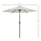 Outsunny 2.7M Garden Parasol Umbrella with Tilt and Crank, Outdoor Sun Parasol Sunshade Shelter with Aluminium Frame, Grey