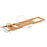 Extendable Bamboo Bathtub Shelf Rack Bath Caddy Tray Bathroom Storage 75-109Lx23.5Wx4T cm