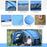 Outsunny 4-5 Person Pop-up Camping Tent Waterproof Family Tent w/ 2 Mesh Windows & PVC Windows Portable Carry Bag for Outdoor Trip Sky Blue