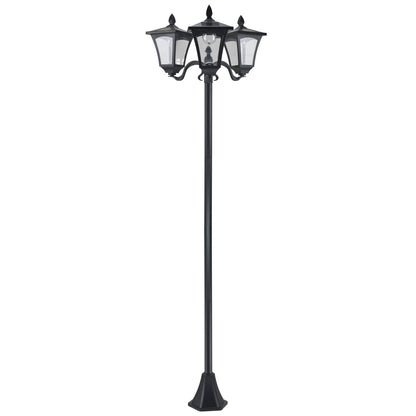 1.8m Traditional Victorian Style - Solar Post Lamp with Sensor
