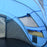 Outsunny 4-5 Person Pop-up Camping Tent Waterproof Family Tent w/ 2 Mesh Windows & PVC Windows Portable Carry Bag for Outdoor Trip Sky Blue