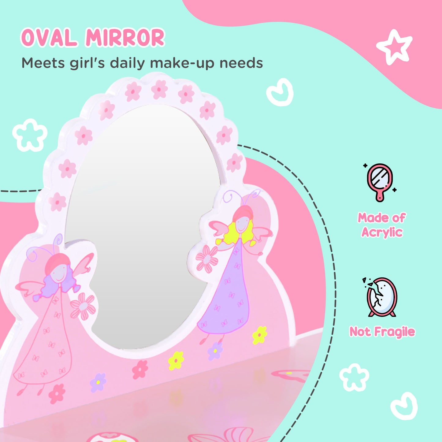 Kids Dressing Table Set