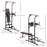 Multifunction Power Tower Home Workout Dip Station w/ Sit-up Bench Push-up Bars and Tension Ropes Fitness Equipment Office Gym Training