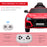 Audi RS Q8 6V Kids Electric Ride On Car, Kids Electric Toy with Parental Remote Control Music Lights USB MP3, Red