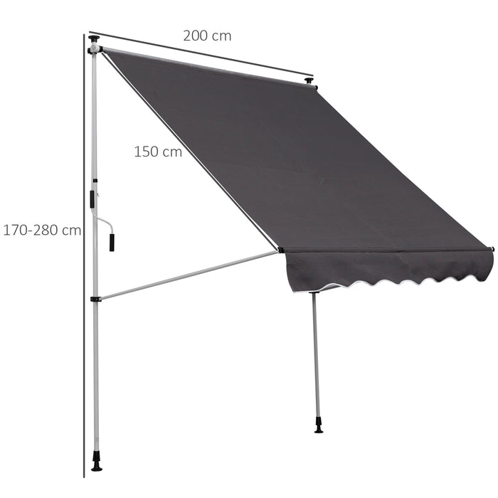 Sunshade Awning - Bring Shelter Into Your Garden Grey