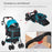 Foldable Dog Stroller Pet Cat Travel Pushchair Trolley Adjustable Canopy Brake Removable Cloth Basket Bottle Holder Safety Leash for Small Dogs