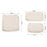 Garden Rattan Sofa Seat Cushion Covers Replacement Outdoor, No Cushion Included, Beige