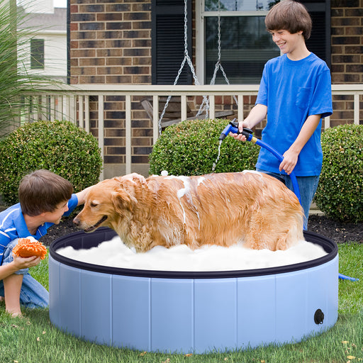 Pet Swimming Pool - Non-slip foldable dog pool that sets up in minutes