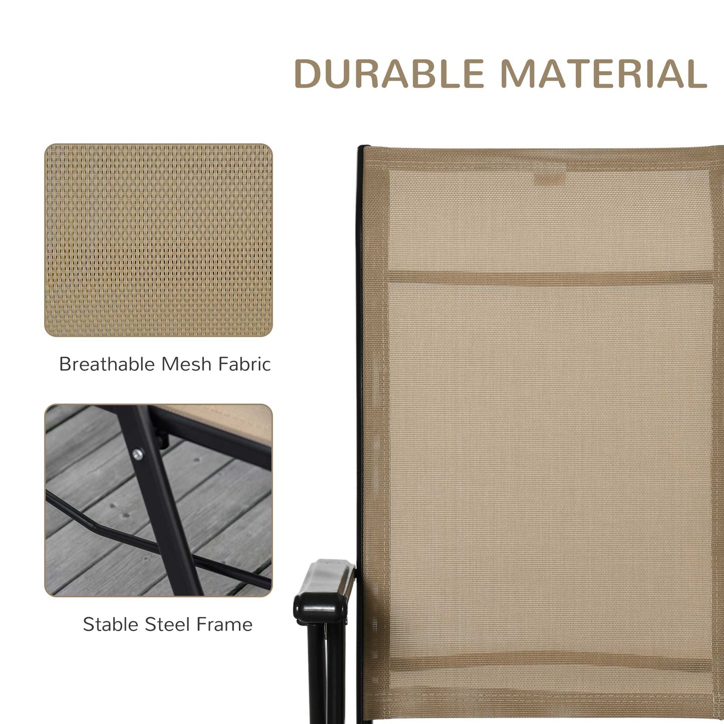 Outdoor Lounge Chair Set