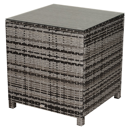 Rattan Side Table