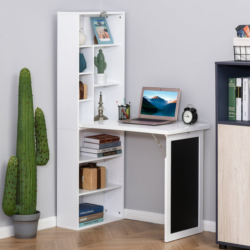 Desk with Shelves