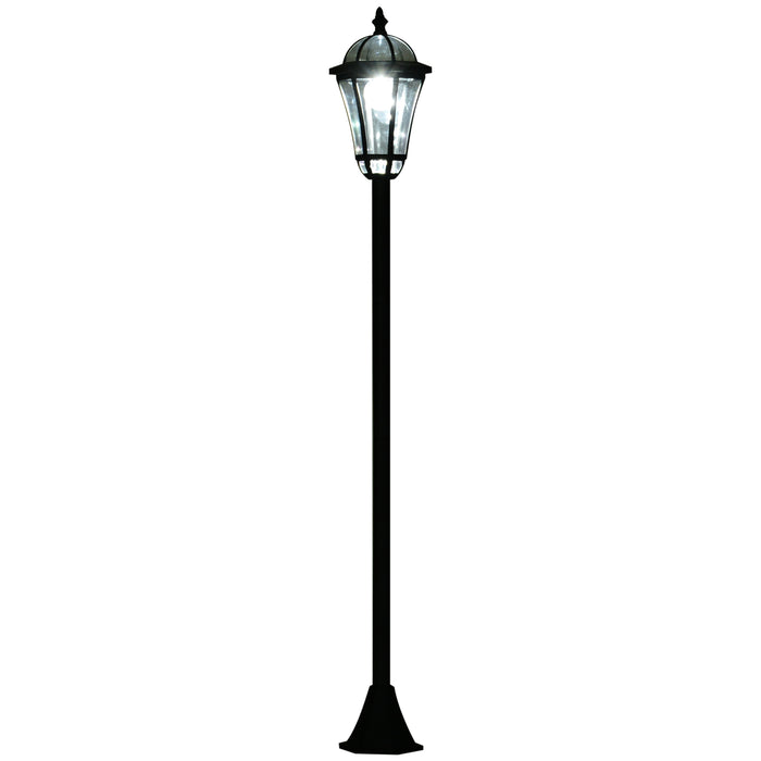 2 x Solar Powered LED Lamp Posts