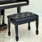 HOMCOM Faux Leather Piano Stool Height Adjustable Keyboard Bench Dressing Table Seat 64(L) x 35(W) x 45/55(H)cm, Black