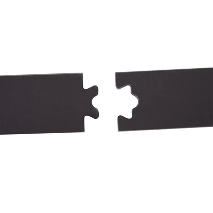 1.83m Sliding Barn Door Hardware Kit (Door Not Included) - Deep Coffee