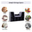 Bookcase Shelf Storage Seat with Cushion Sideboard Kids Children Reading Bedroom Living Room Organizer Black