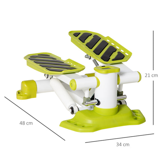 HOMCOM Portable Mini Stepper, Steppers for Exercise Workout with LCD Display for Home Gym