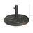 Outsunny 18kg Resin Garden Parasol Base, Round Outdoor Market Umbrella Stand Weight for Poles ¬Ç38mm & 48mm, Bronze