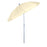 2.2M Tilt Beach Umbrella Parasol-Cream White