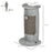 58cm Cat Scratching Post for Corner Wall, Claw Scratcher Covered Soft Smooth Plush, with Sisal Rope, Play Toy Balls, Stable Base, Grey