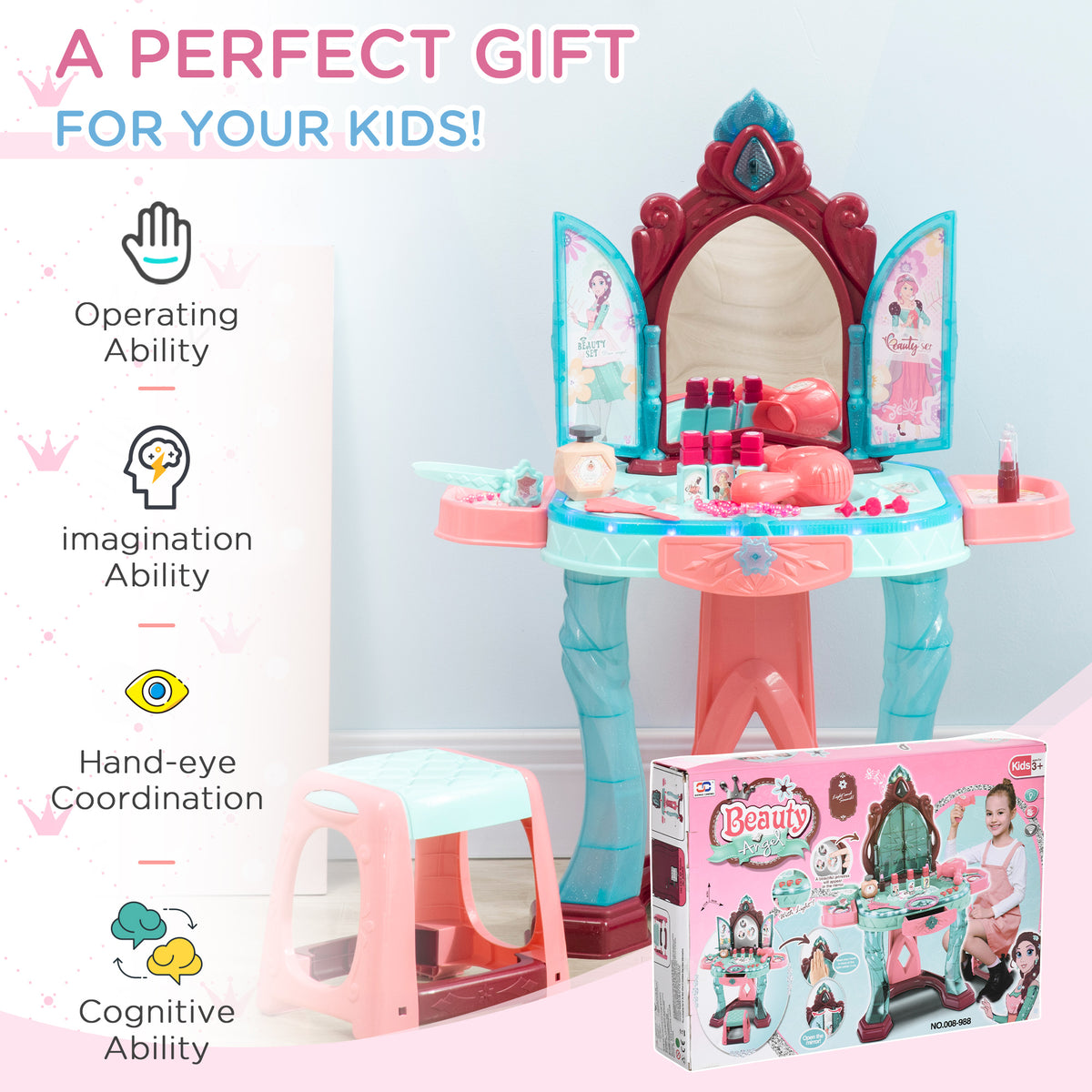 Kids Dressing Table Playset