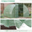 Reinforced Polytunnel Greenhouse with Metal Hinged Door, 25mm Diameter Galvanised Steel Frame & Mesh Windows (3 x 6M)