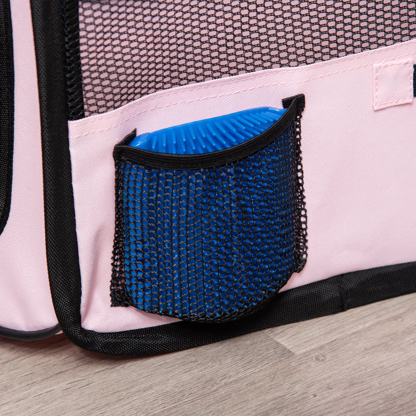 Fabric Pet Whelping Box Dog Cat Puppy Playpen Rabbit Guinea Pig Play Pen in Pink With Carry Bag Small Dia 90 x 41Hcm