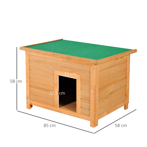 85cm Elevated Dog Kennel Wooden Pet House Outdoor Waterproof