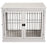 Dog Crate, Furniture Style Puppy Cage End Table, Pet Kennel House with 3 Doors for Small Dog, White 81 x 58.5 x 66 cm