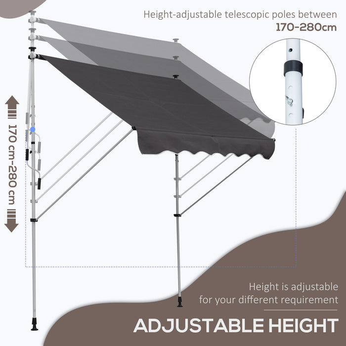 Sunshade Awning - Bring Shelter Into Your Garden Grey