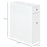 Bathroom Storage Unit, White Slimline Bathroom Cabinet, Home Bath Toilet Cupboard Organiser Unit with Drawers, White