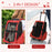 Dog Carrier Bag Travel Backpack Bag Cat Carrier Dog Bag w/ Trolley and Telescopic Handle, 42 x 25 x 55 cm, Red