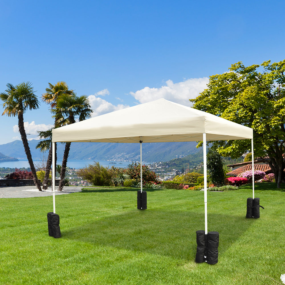 Outsunny 4pcs Gazebo Weight Sand Bags Leg Weights Marquee Tent Canopy Base