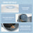 Foldable Cat Litter Tray with Lid, Hooded Cat Litter Box w/ High Sides, Air Freshener, Large Two-Way Entrance, Scoop