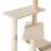 Cat Tree for Indoor Cats with Scratching Posts, Kitten Climbing Tower Activity Centre, 50x50x100 cm, Beige