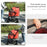 Pet Stroller Dog Cat Travel Pushchair Foldable Jogger with Reversible Handle EVA Wheel Brake Basket Adjustable Canopy Safety Leash for Small Dogs, Red