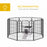 Wooden Rabbit Hutch Outdoor, Guinea Pig Hutch, Rabbit Hideaway, Cat House, Bunny Cage Small Animal House 51 x 42 x 43 cm, Grey