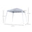 Outsunny Slant Leg Pop Up Gazebo with Carry Bag, Height Adjustable Party Tent Instant Event Shelter for Garden, Patio, ( 3 M √¢¬Ä¬ö√É¬†√É¬∂√¢¬à¬ö√¢¬â¬• 3 M Base / 2.5 M √¢¬Ä¬ö√É¬†√É¬∂√¢¬à¬ö√¢¬â¬• 2.5 M Top, White)