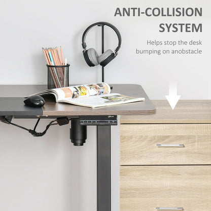 Height Adjustable Electric Standing Desk with 4 Automatic Memory Preset - 140cm x 70cm