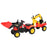 Kids Controllable Excavator Plastic Ride On Pedal Truck Red/Yellow