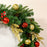 9ft Non-Lit Garland for Christmas Decorations Green Holiday Decor Artificial Greenery with Pine Cones, Colorful Balls, Leaves