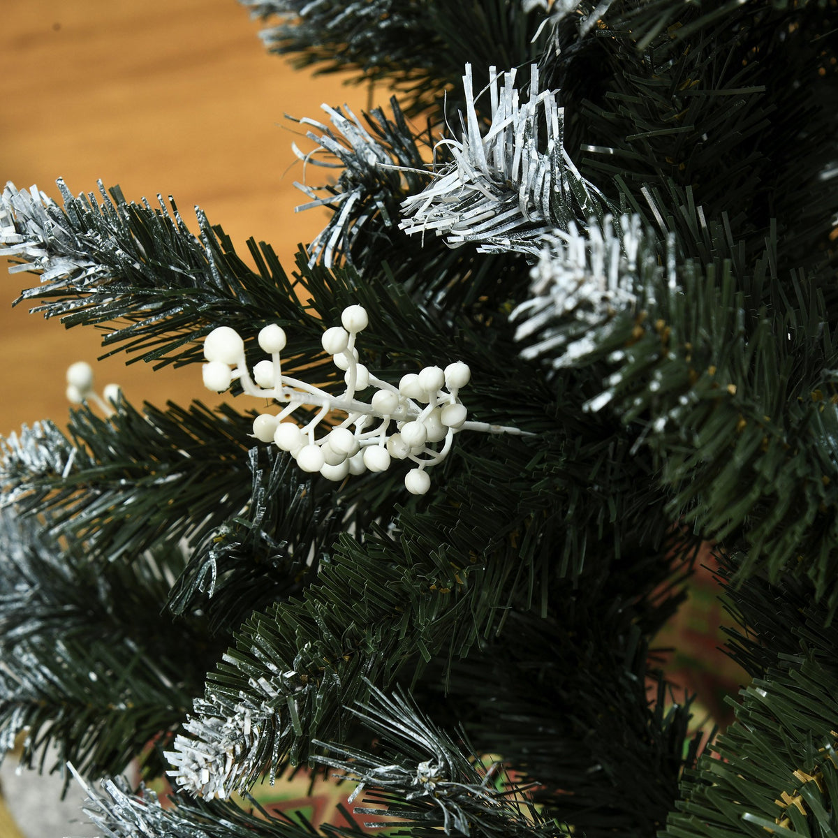 4ft Snow-Tipped Artificial Christmas Tree with White Berries