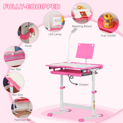 Children''s Study Table And Chair Set