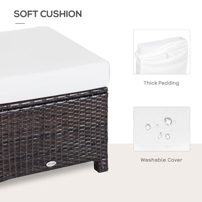 Rattan Ottoman