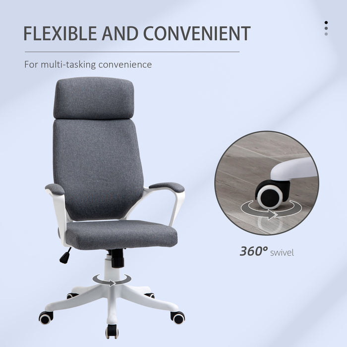 Office Chair High Back 360° Swivel Task Chair Ergonomic Desk Chair with Lumbar Back Support, Adjustable Height