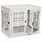 Dog Crate, Furniture Style Puppy Cage End Table, Pet Kennel House with 3 Doors for Small Dog, White 81 x 58.5 x 66 cm